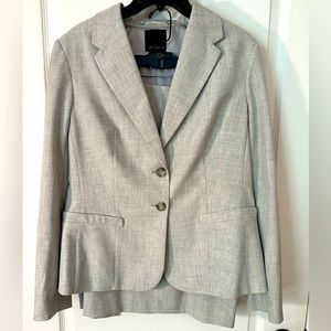 New Light Gray Limited Skirt Suit